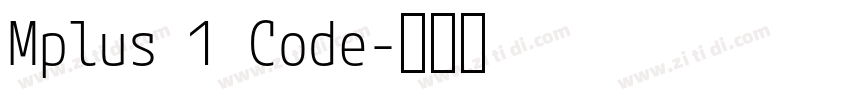 Mplus 1 Code字体转换